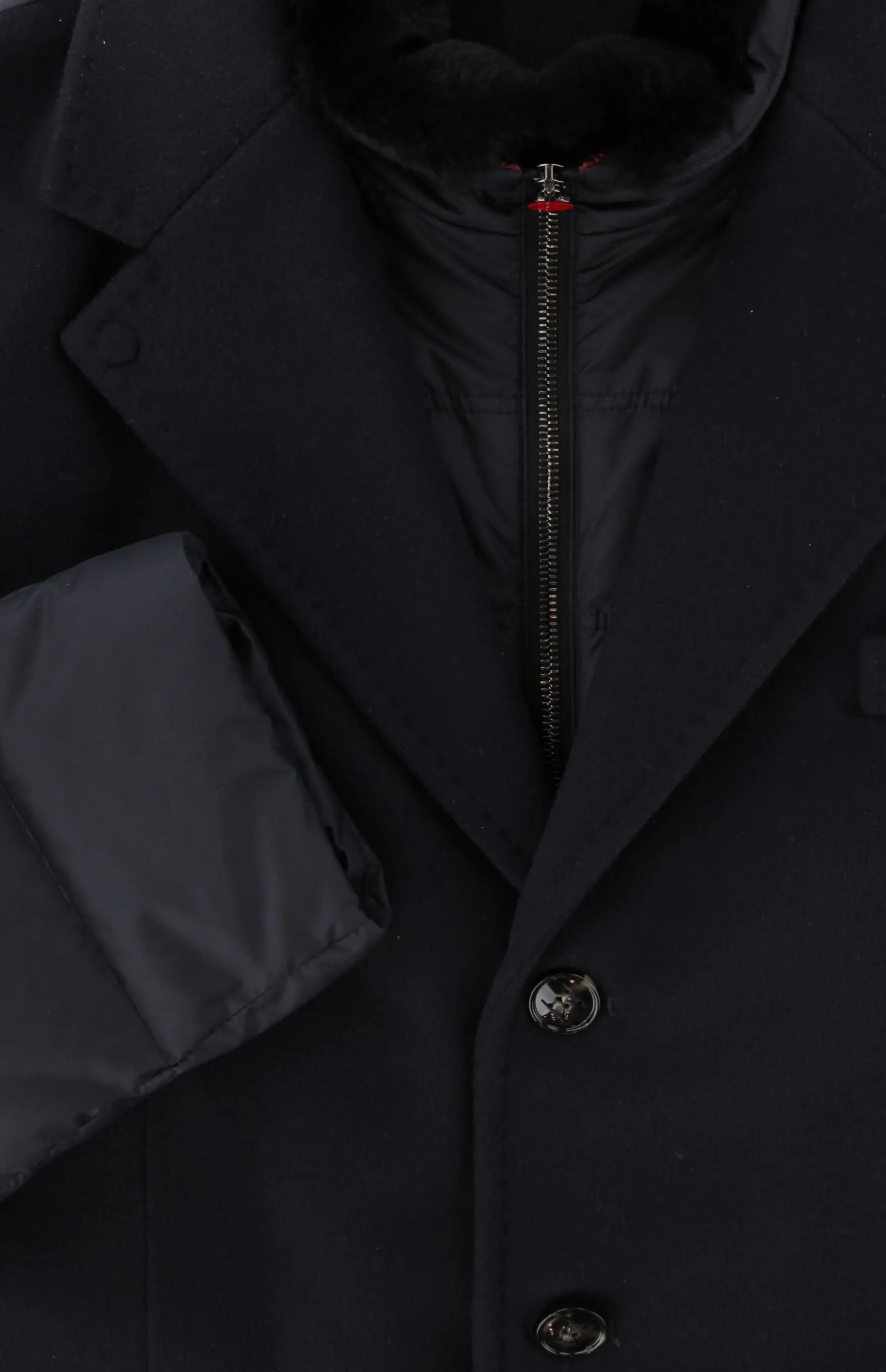 Kiton Dark Blue Puffer Jacket
