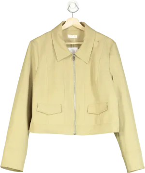 Kookai Beige Ariel Staple Jacket UK 10
