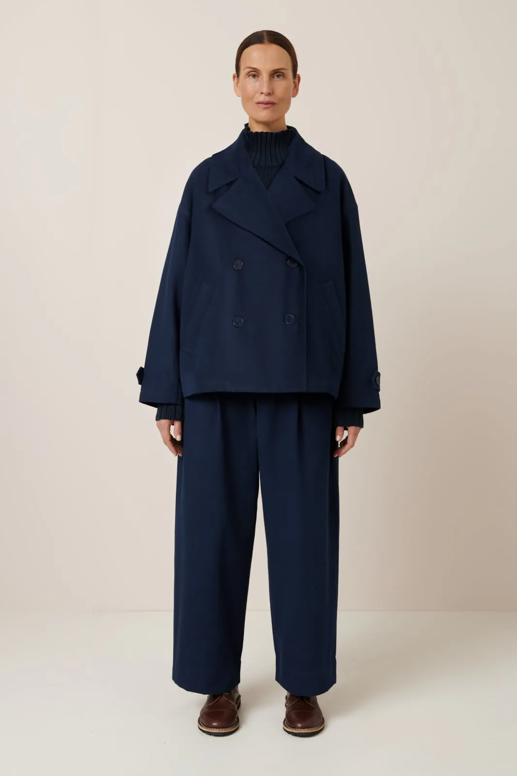 Kowtow - Silhouette Jacket Evening Navy