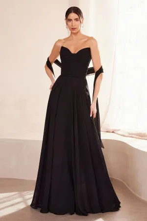 Ladivine Amoris T703 Dress Strapless A-Line Bridesmaid Gown