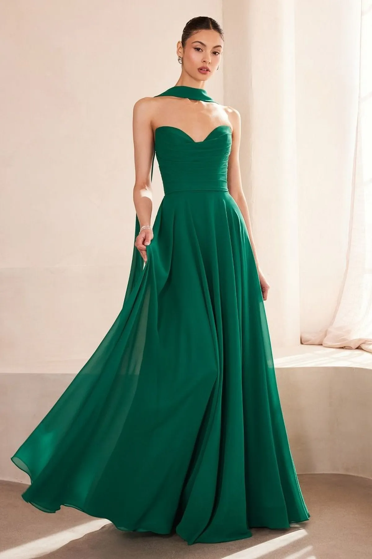 Ladivine Amoris T703 Dress Strapless A-Line Bridesmaid Gown