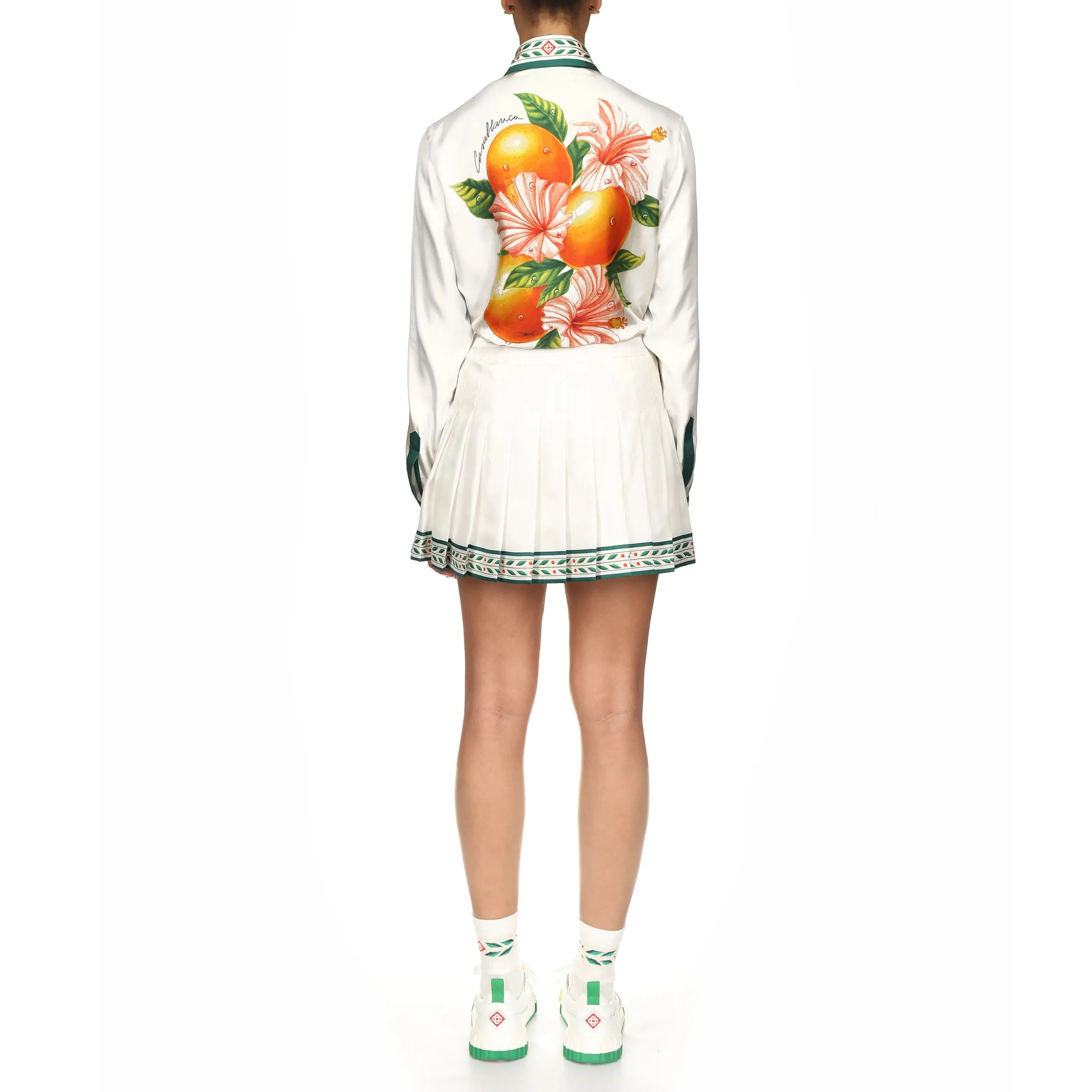 Laurel Silk Tennis Skirt