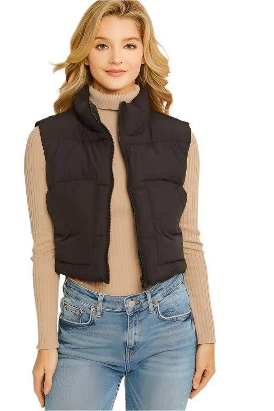 Layering Puffer Vest with Pockets