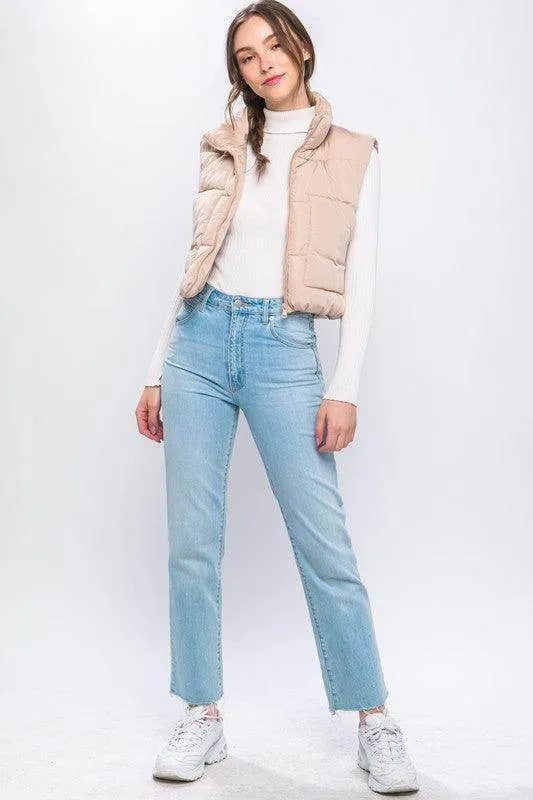 Layering Puffer Vest with Pockets