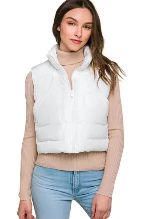 Layering Puffer Vest with Pockets