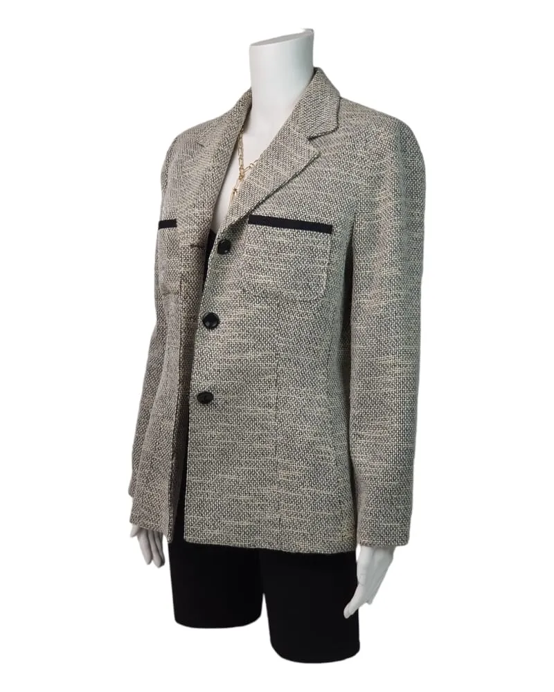 Le Suit Petite Gray Blazer ( 12 )
