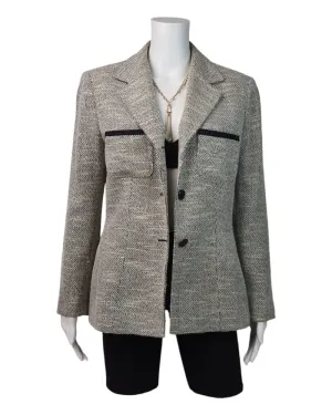 Le Suit Petite Gray Blazer ( 12 )