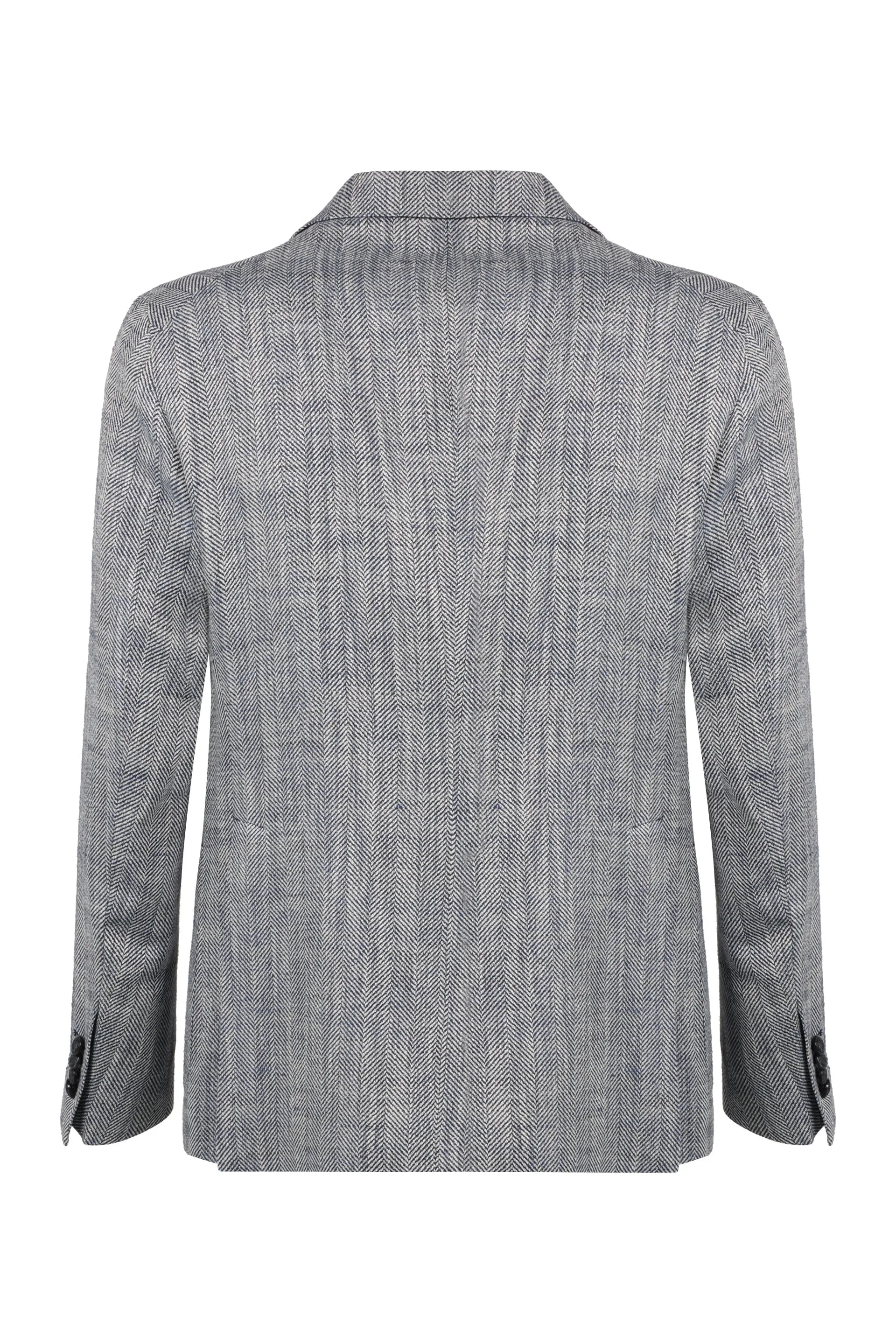 Linen blend blazer