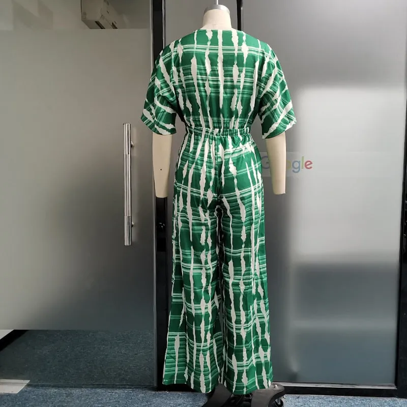 LIYONG V Neck Jumpsuit For Women