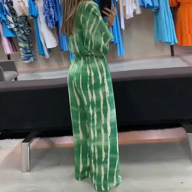 LIYONG V Neck Jumpsuit For Women