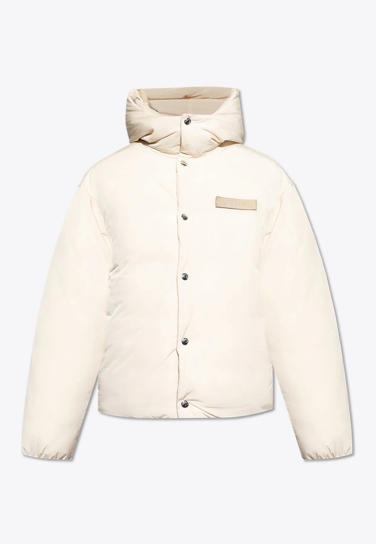 Logo Patch Puffer Jacket