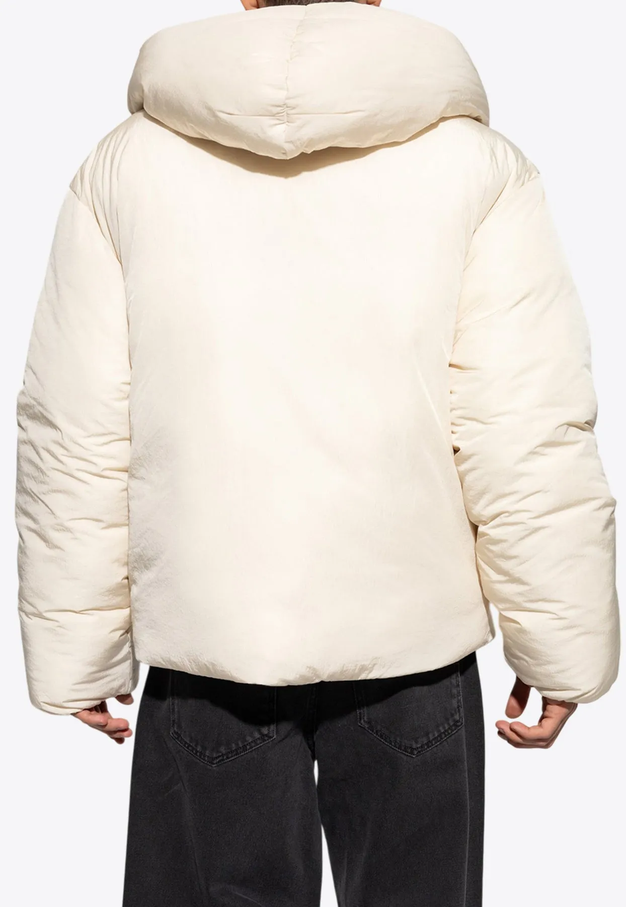 Logo Patch Puffer Jacket