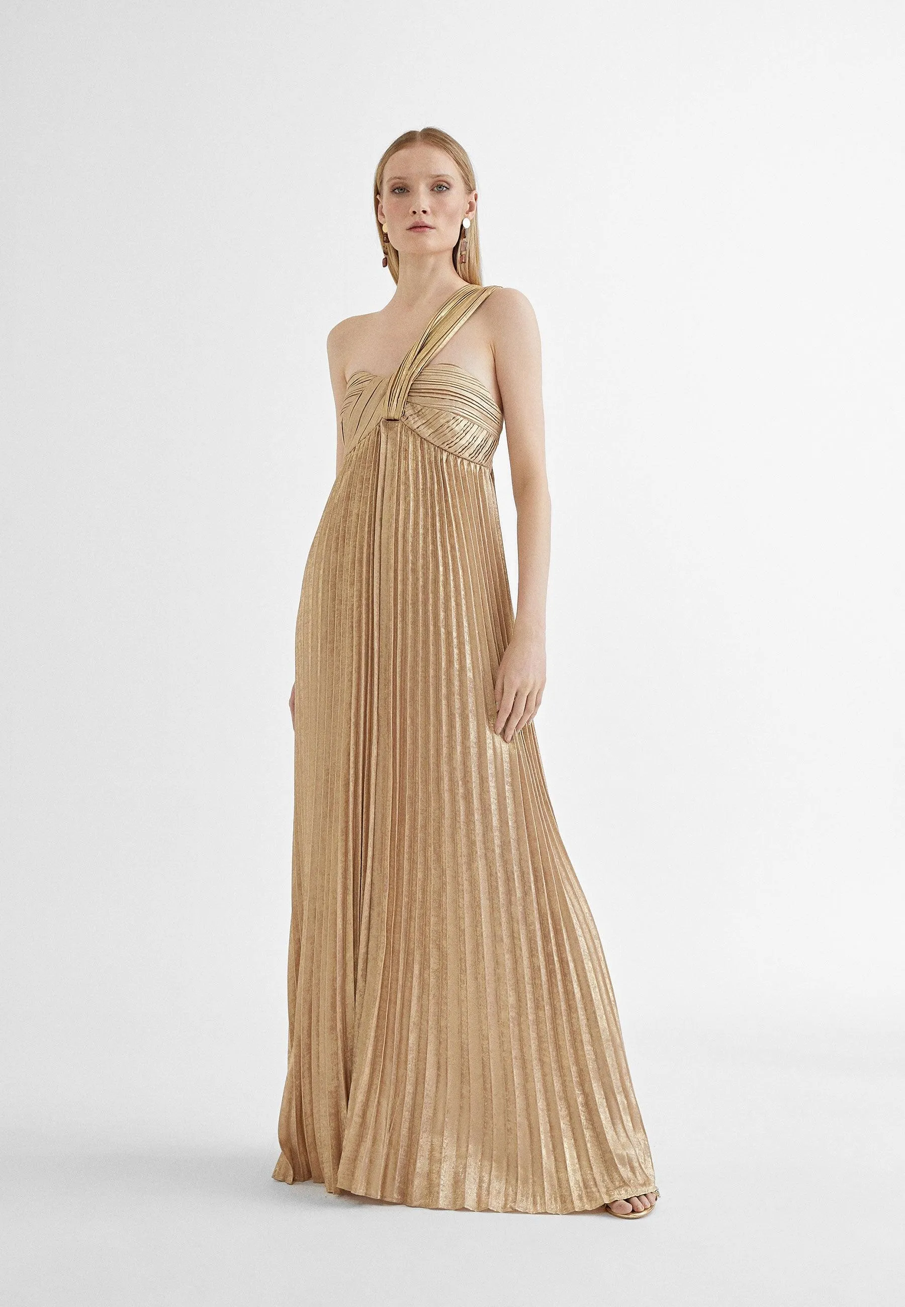 Long asymmetric dress