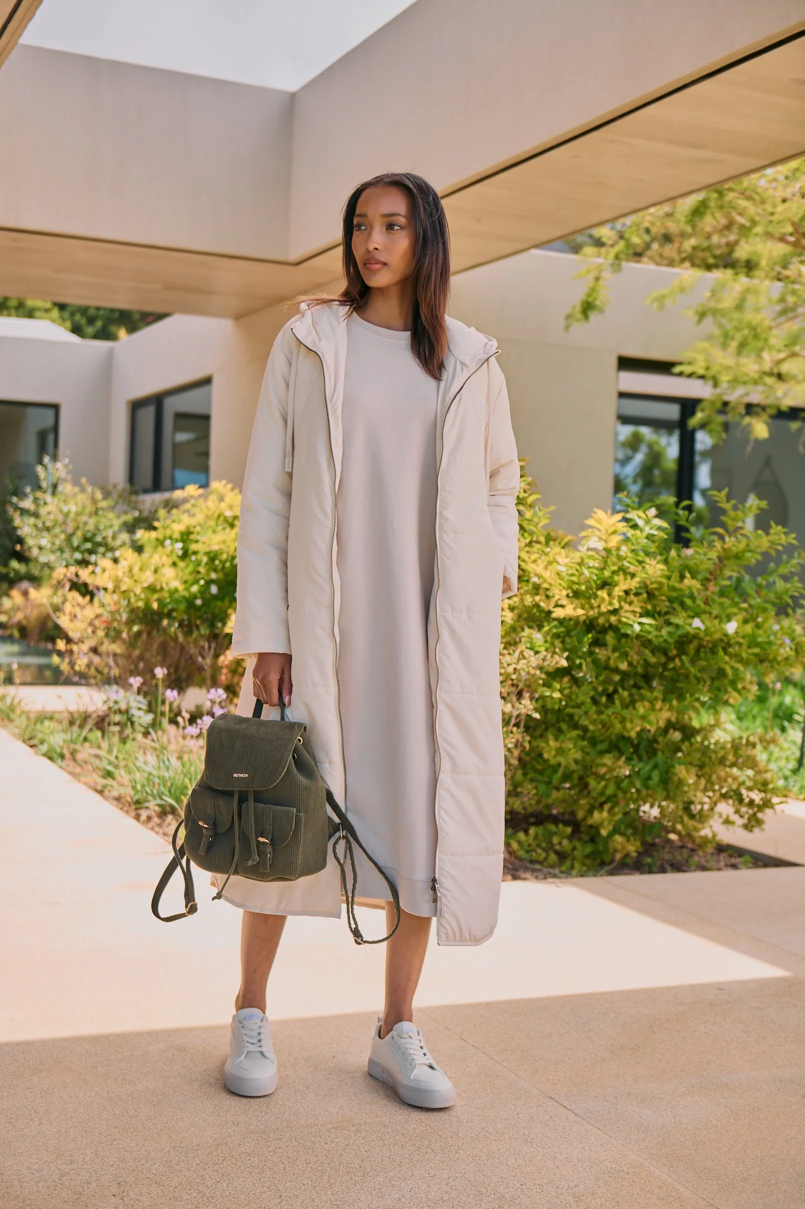 Long Puffer Jacket _ 157795 _ Milk