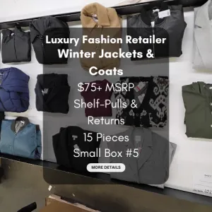Luxury Fashion Retailer | Winter Jackets & Coats | $75  MSRP | Shelf-Pulls/Returns | 15 Pieces | Small Box #5