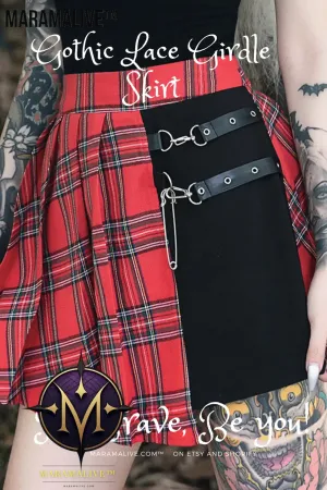 Maramalive™ Gothic Pleated Short Skirt Skirt Women
