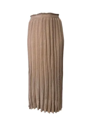 Marina Rinaldi Women's Camel Grace Stretchy Knitted Skirt NWT