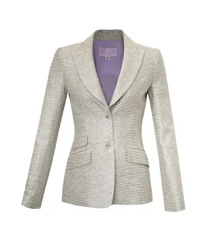 Marlena Blazer - Silver Tweed