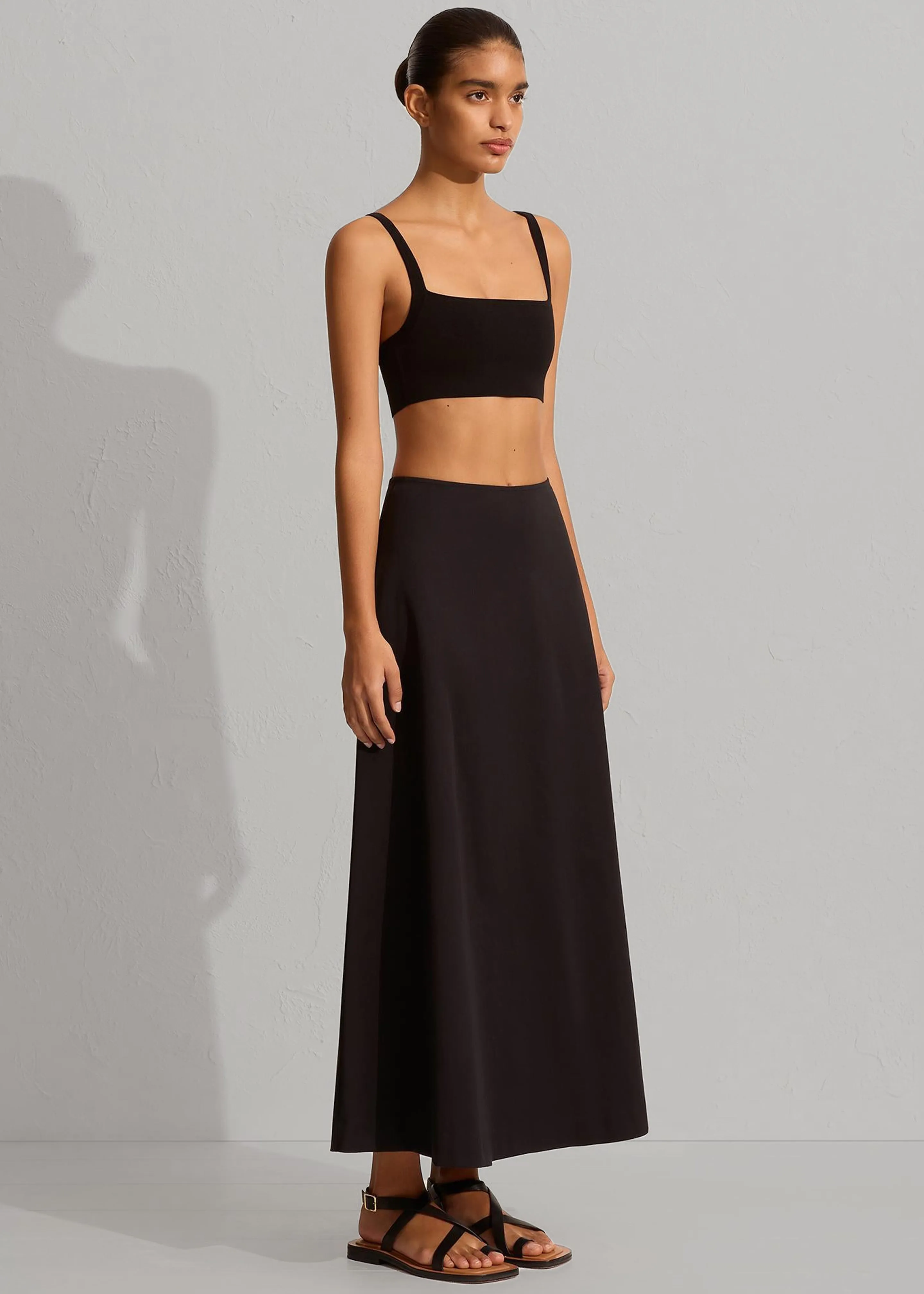 Matteau A-Line Skirt - Black
