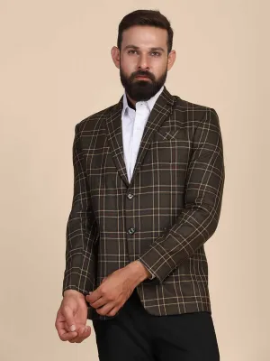 Men Tweed Designer Blazer