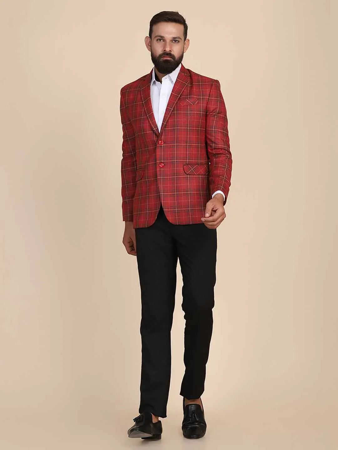 Men Tweed Stylish Blazer