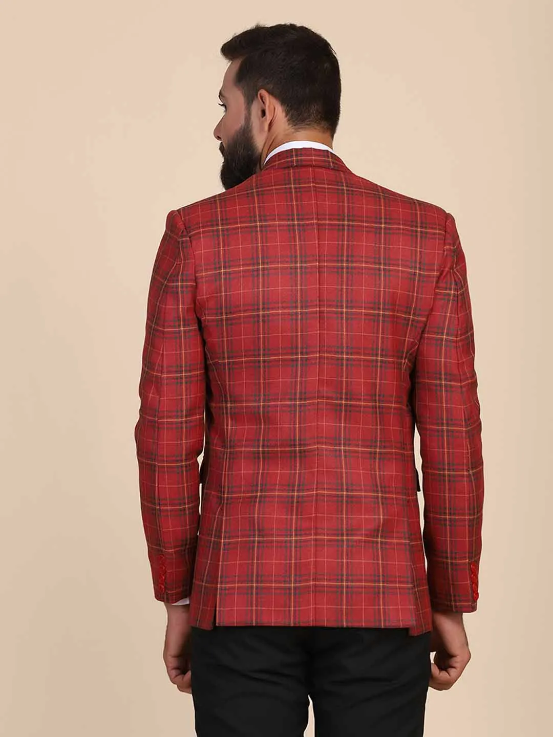 Men Tweed Stylish Blazer
