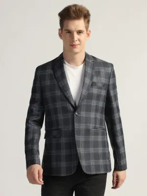 Men's Blue Tweed Blazer