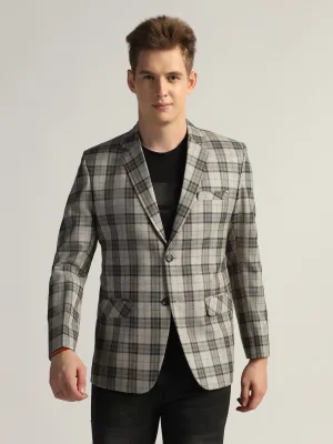 Men's Checked Tweed Blazer