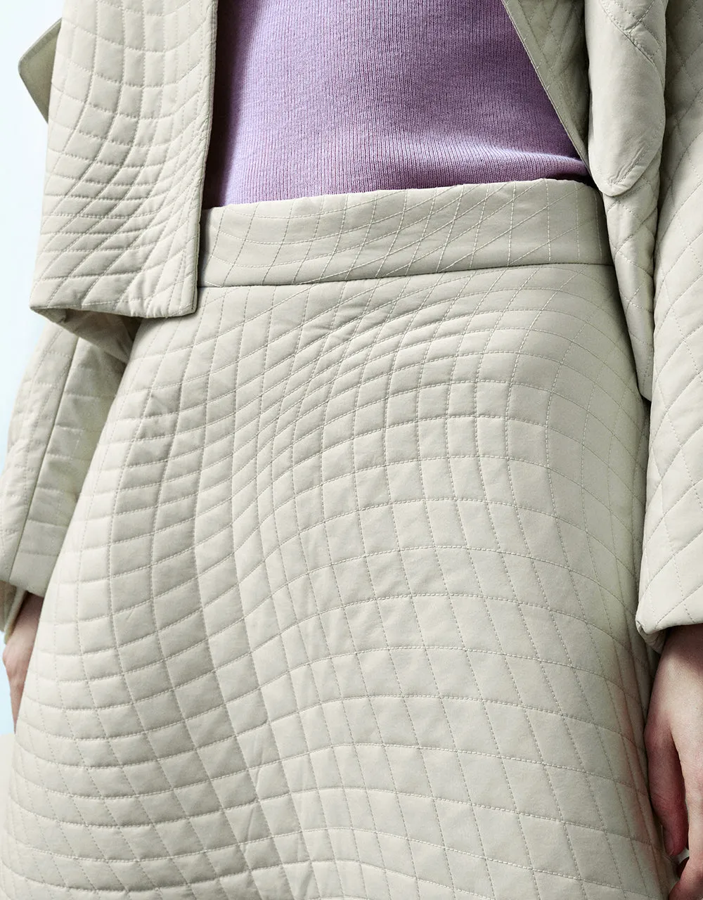 Midi A-Line Skirt