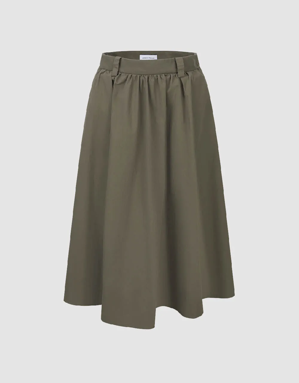 Midi A-Line Skirt