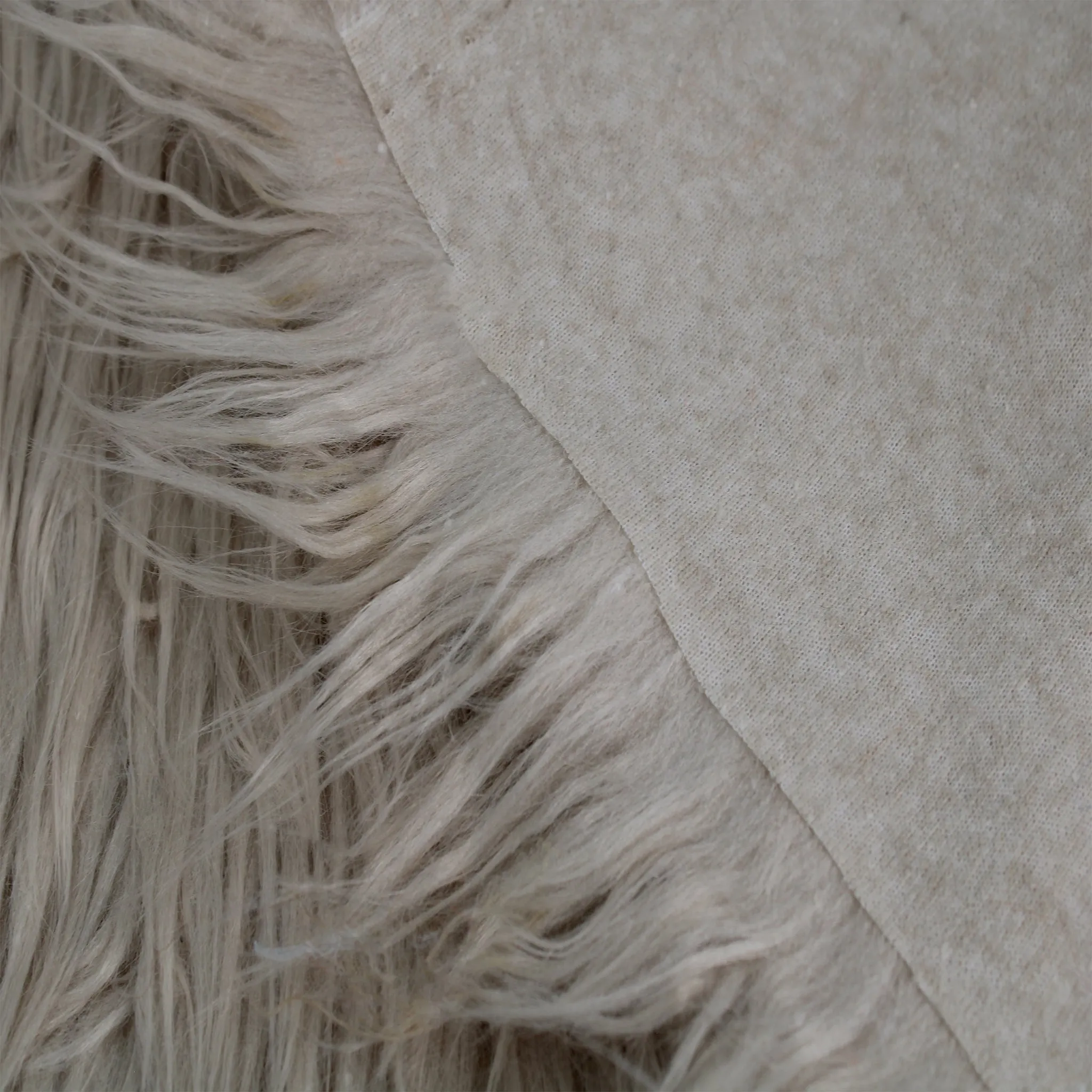 Mongolian Faux Fur-Christmas Fuzzy-Fabric by The Yard-Fluffy, Shaggy Mohair-for Costumes, Plush Toys, Apparel, Clothing, Decoration, and Gnome Beard Miniature (SKU-5000)