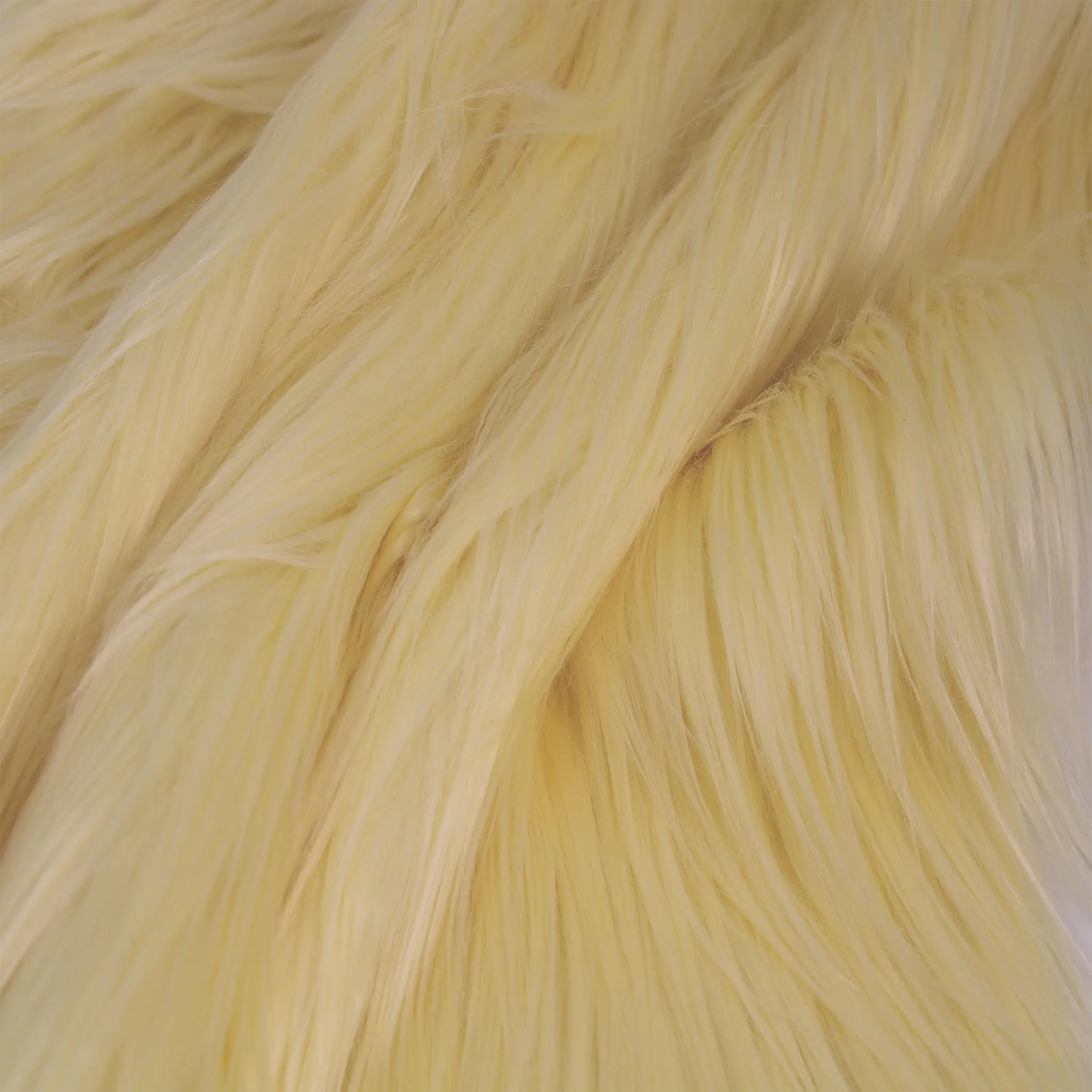 Mongolian Faux Fur-Christmas Fuzzy-Fabric by The Yard-Fluffy, Shaggy Mohair-for Costumes, Plush Toys, Apparel, Clothing, Decoration, and Gnome Beard Miniature (SKU-5000)