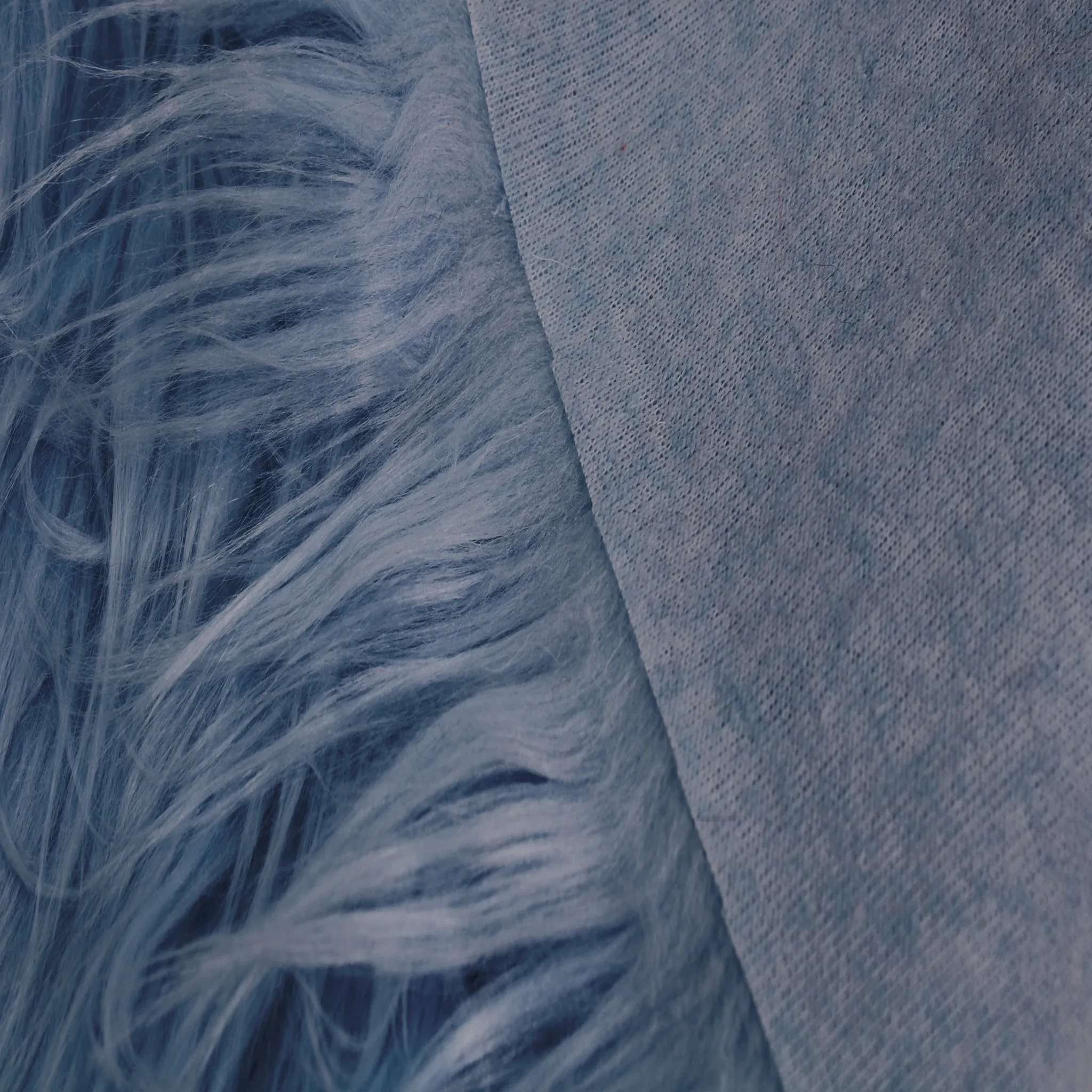 Mongolian Faux Fur-Christmas Fuzzy-Fabric by The Yard-Fluffy, Shaggy Mohair-for Costumes, Plush Toys, Apparel, Clothing, Decoration, and Gnome Beard Miniature (SKU-5000)