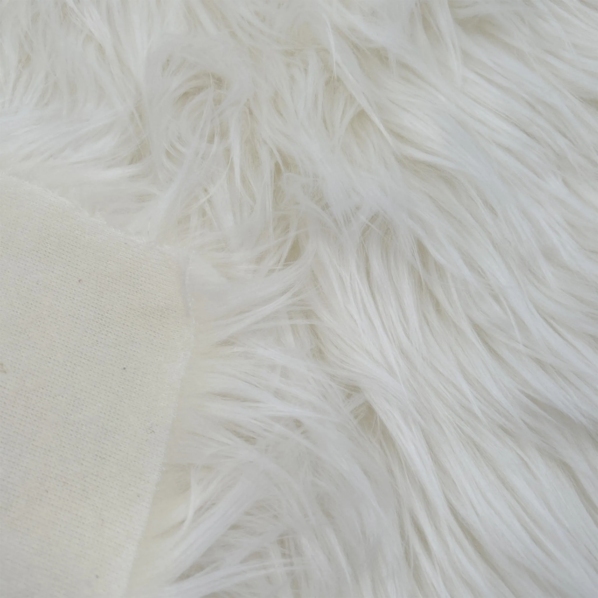 Mongolian Faux Fur-Christmas Fuzzy-Fabric by The Yard-Fluffy, Shaggy Mohair-for Costumes, Plush Toys, Apparel, Clothing, Decoration, and Gnome Beard Miniature (SKU-5000)