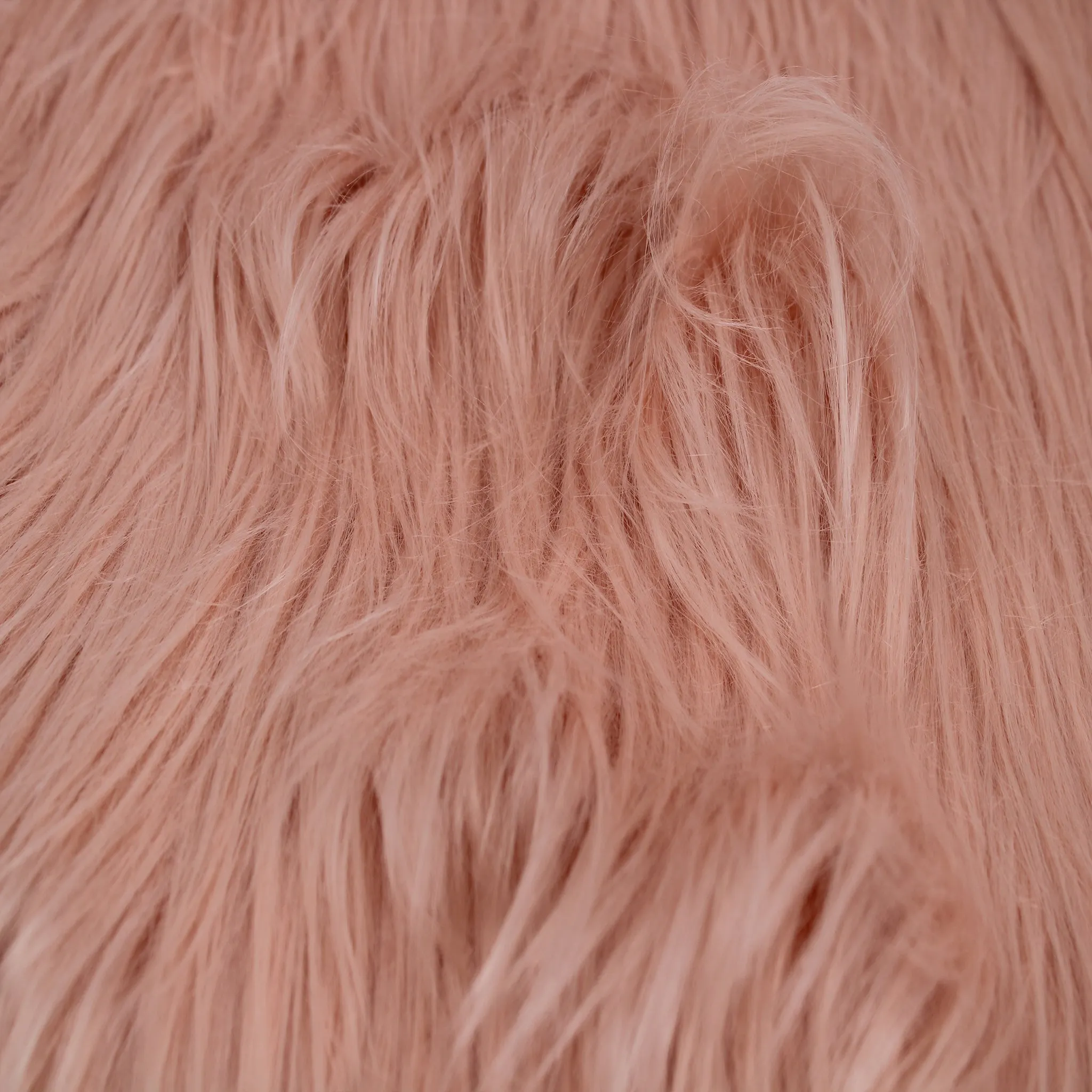 Mongolian Faux Fur-Christmas Fuzzy-Fabric by The Yard-Fluffy, Shaggy Mohair-for Costumes, Plush Toys, Apparel, Clothing, Decoration, and Gnome Beard Miniature (SKU-5000)