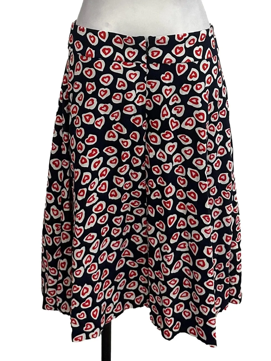 Navy Heart Skirt