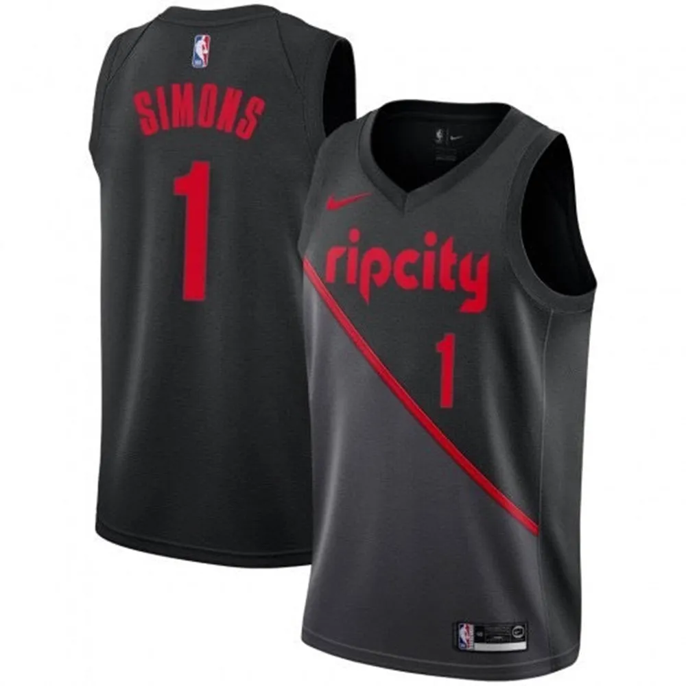 NBA Anfernee Simons Portland Blazers 1 Jersey