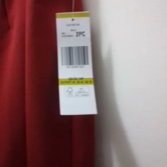 NWT Le Suit Orange two-piece suit