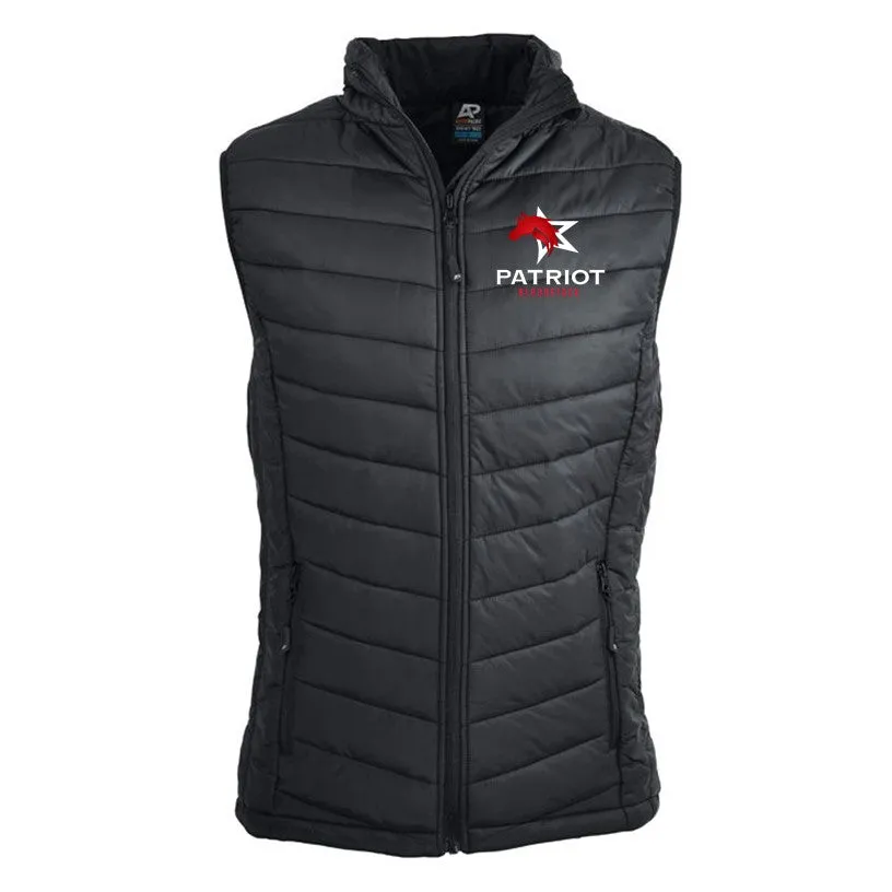 Patriot Bloodstock - Puffer Vest - Black Medium