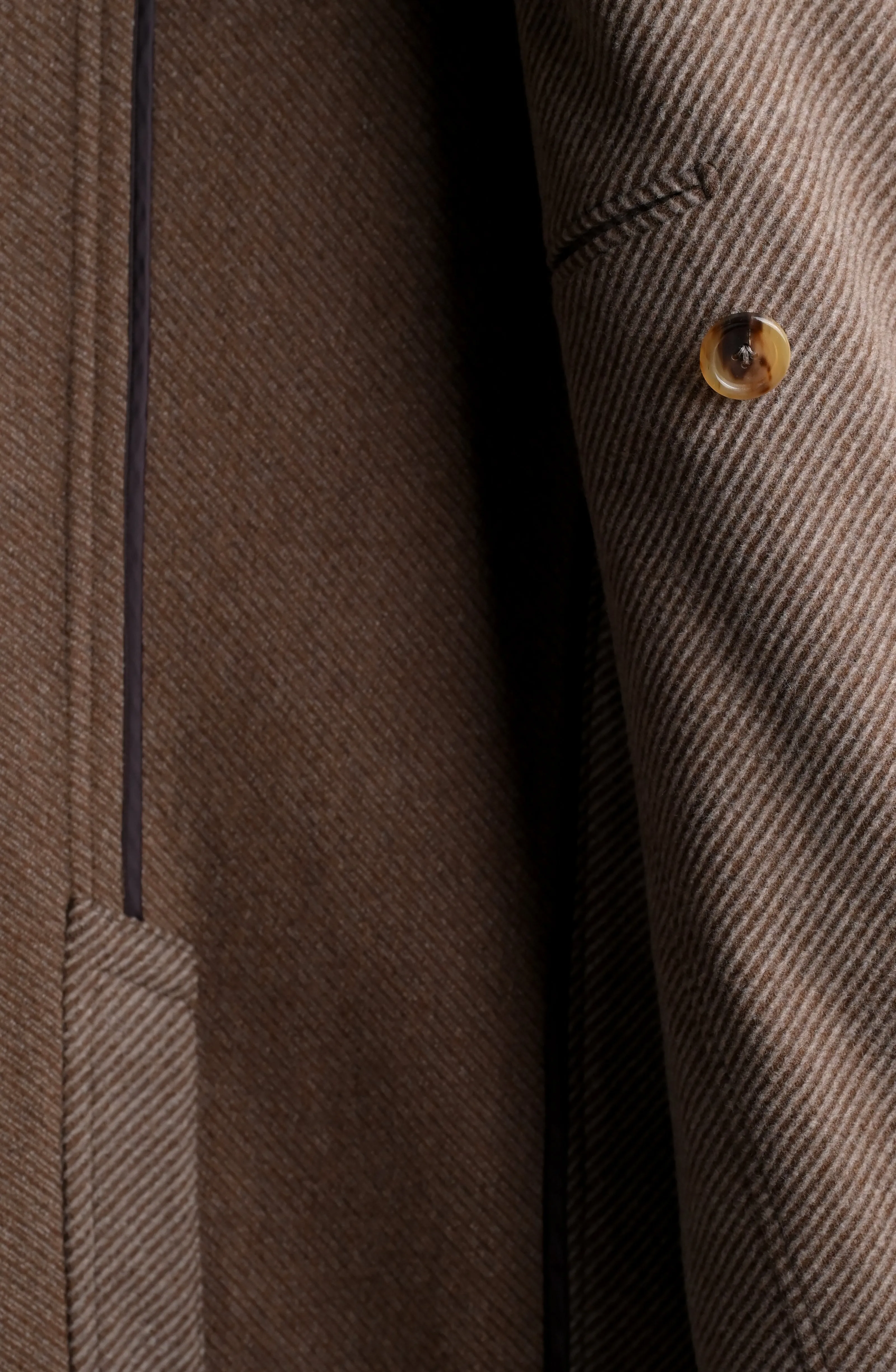 Pea Coat - Toast Brown
