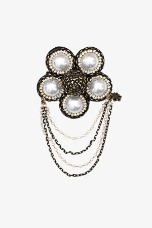 Pearl Flower Brooch