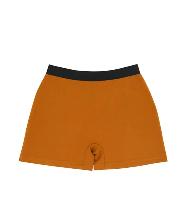 PIV'VEE Coated Pleated Skirt - Squirrel Brown