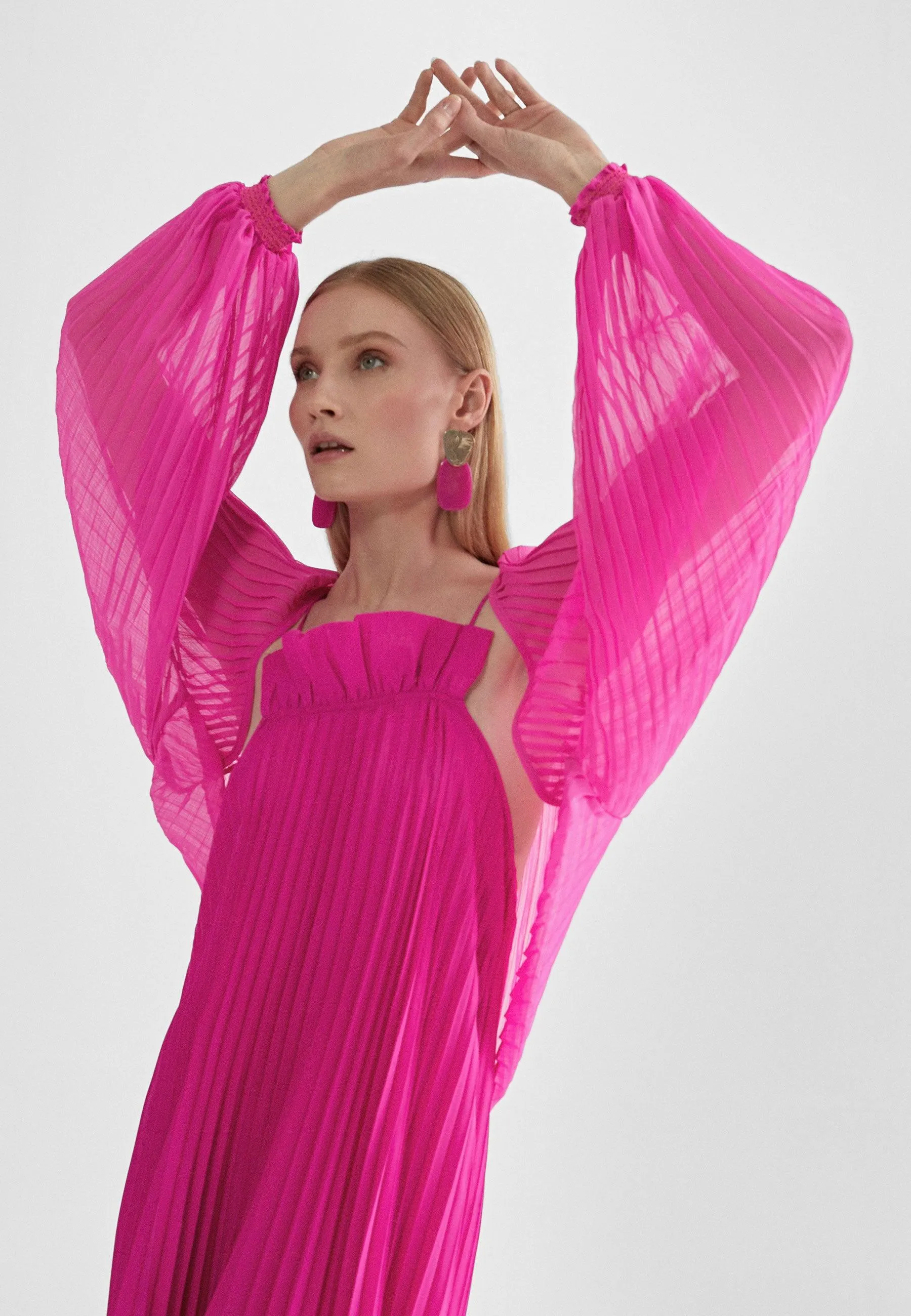 Pleated bolero