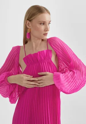 Pleated bolero
