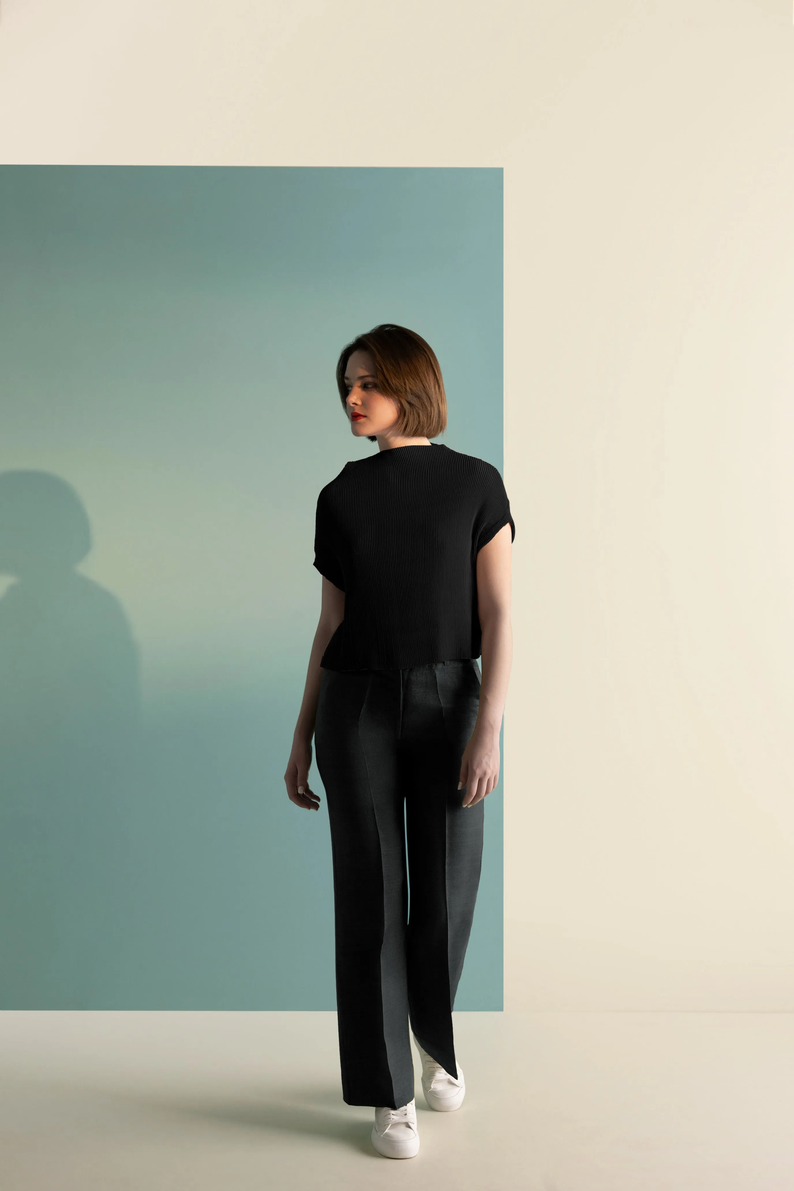 Pleated Box Top