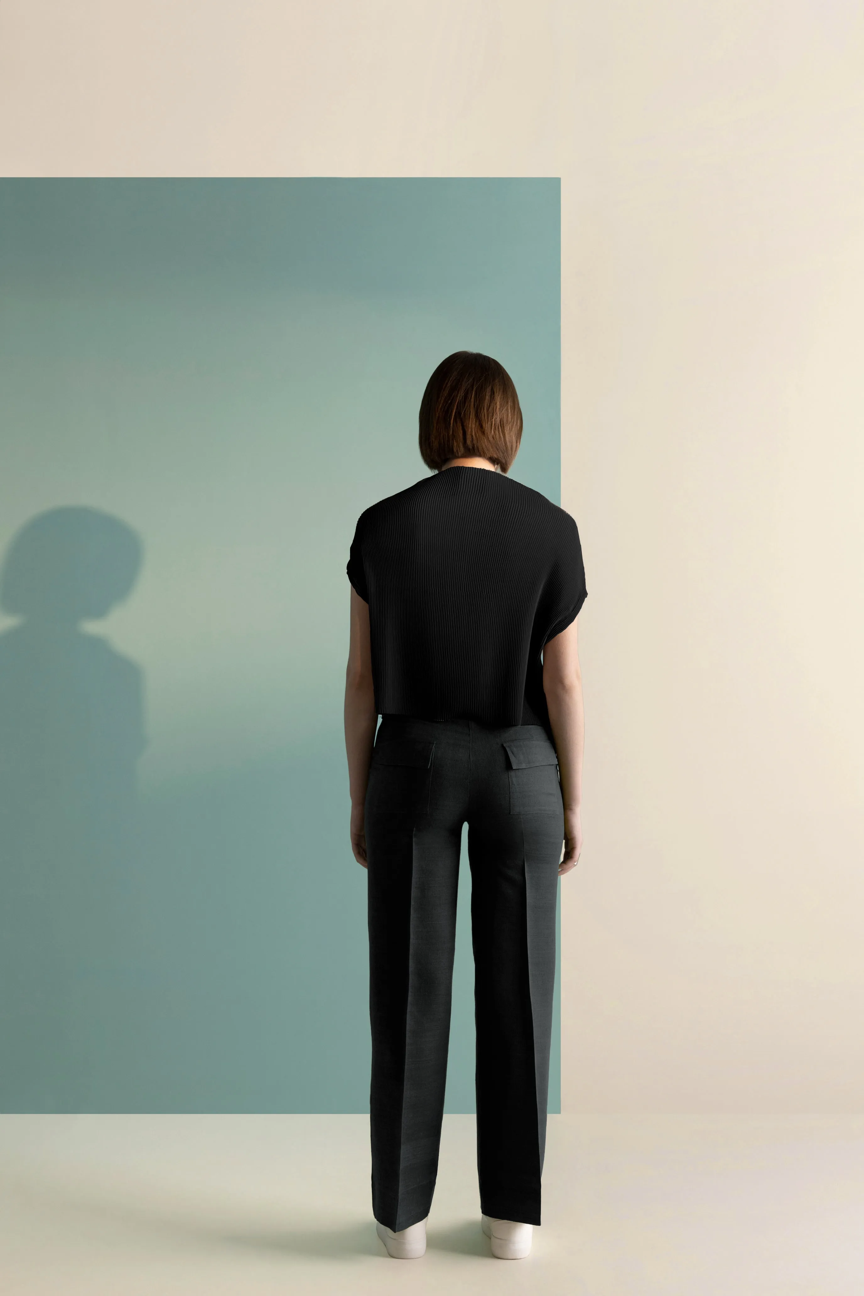 Pleated Box Top