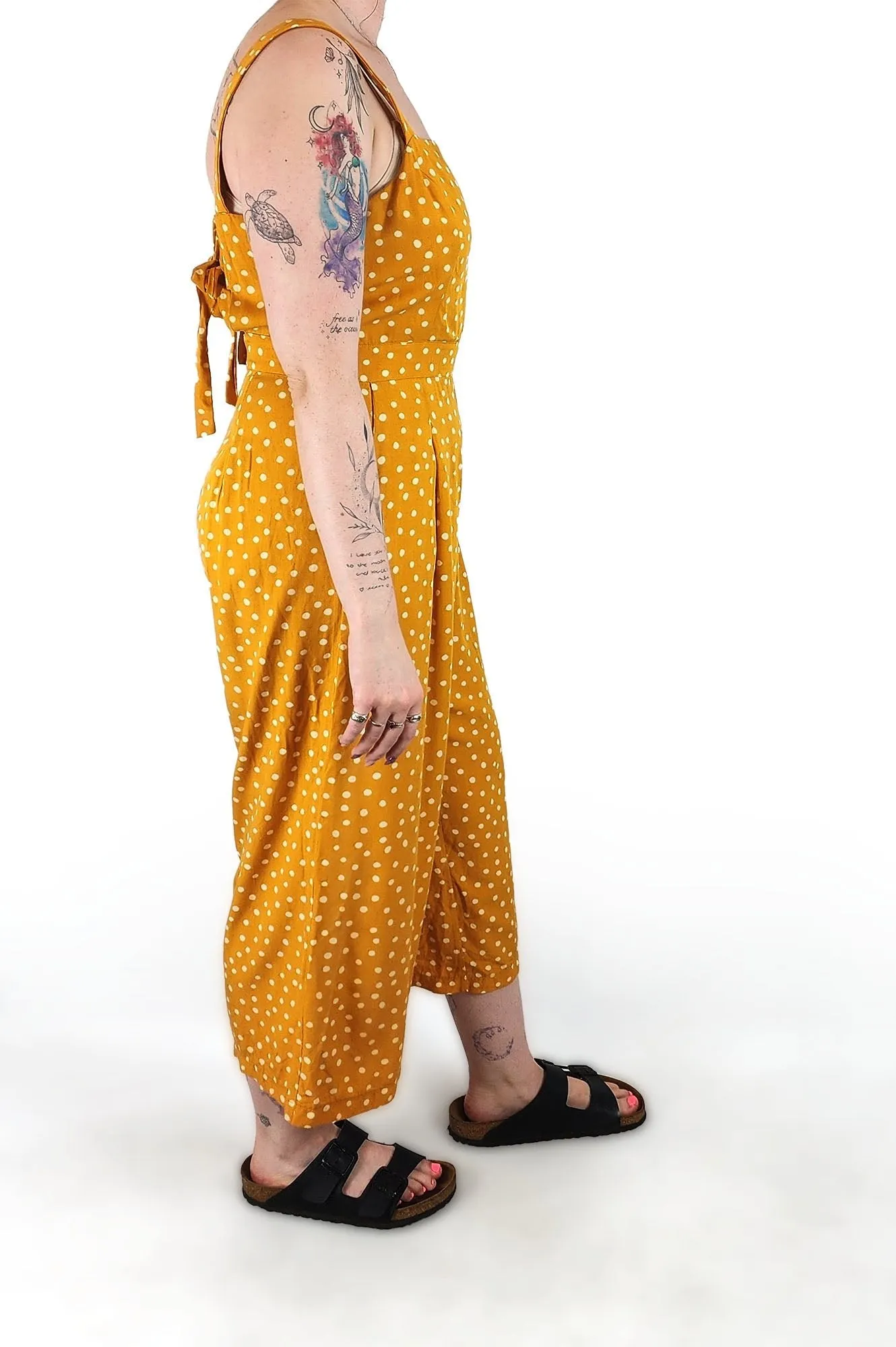 Princess Highway mustard jumpsuit size 12