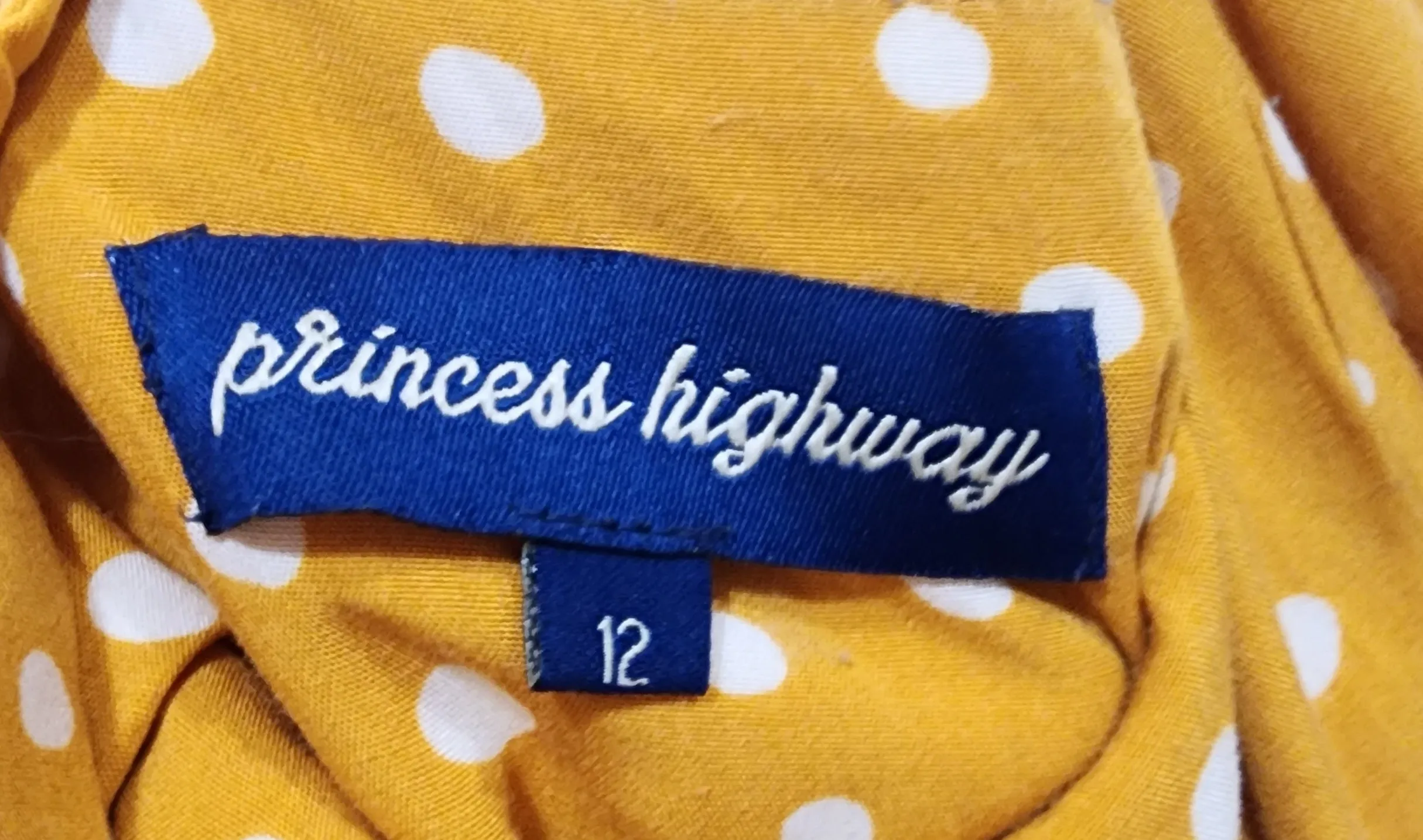 Princess Highway mustard jumpsuit size 12