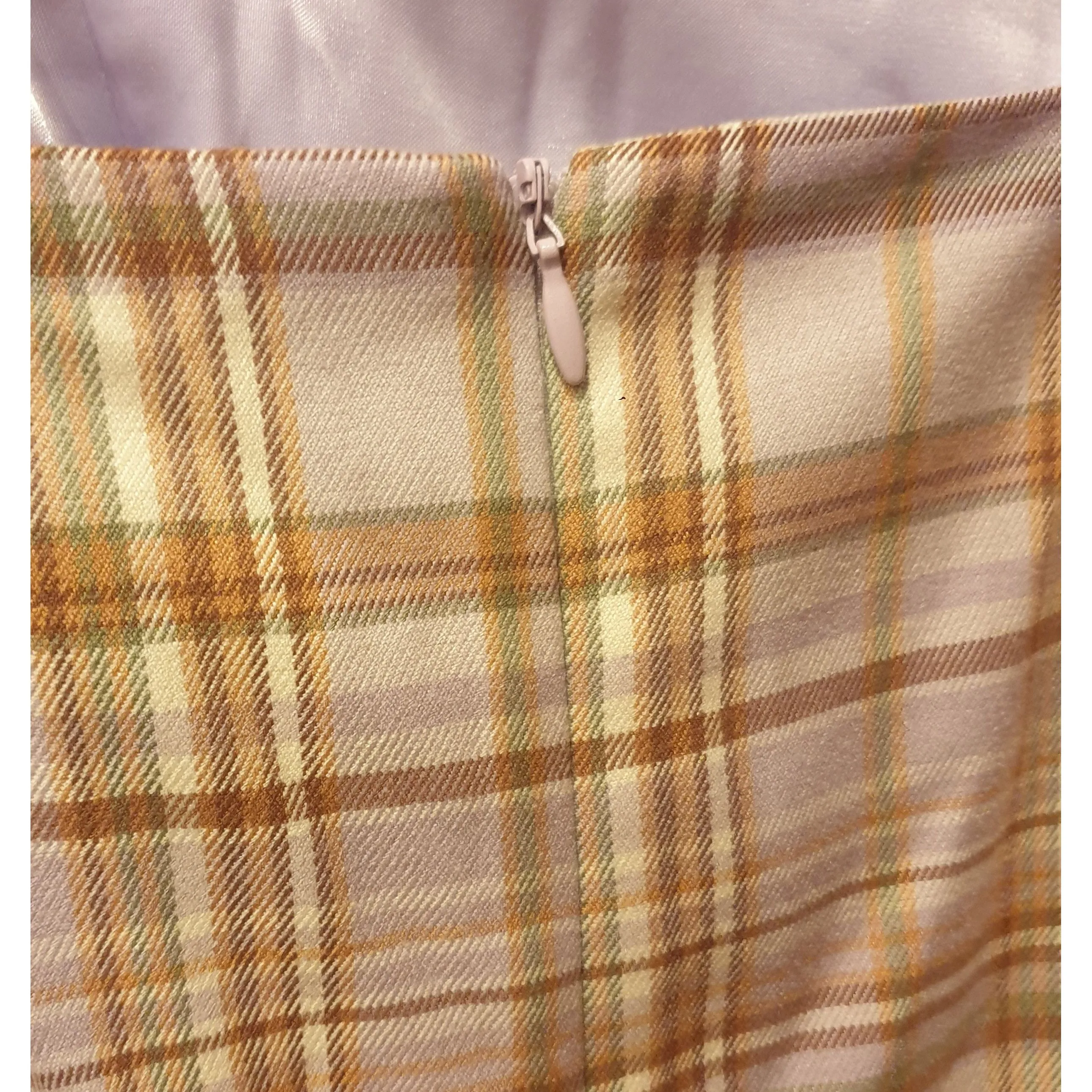 Princess Highway purple-based plaid sleeveless dress size 18