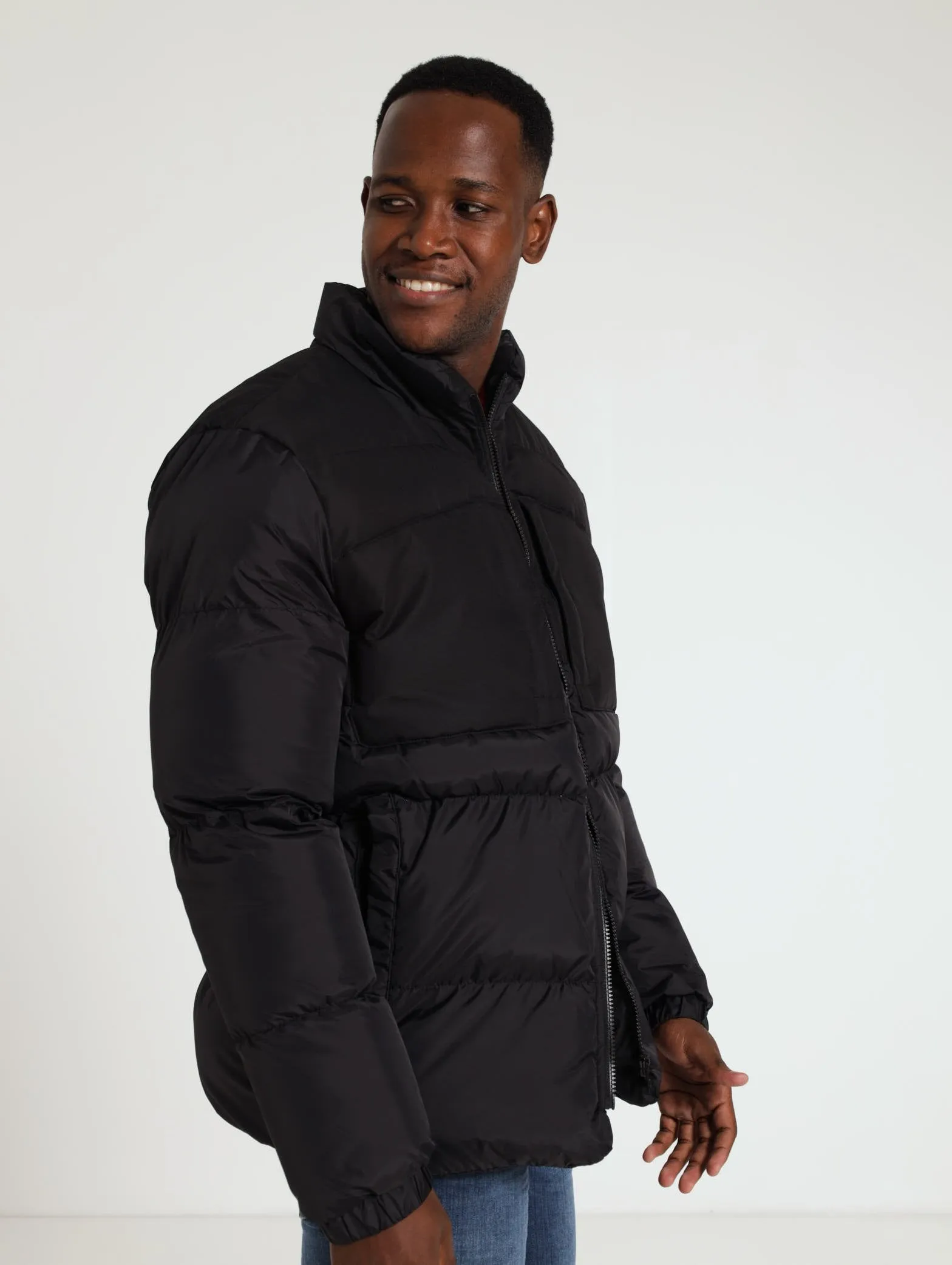 Puffer Jacket - Black